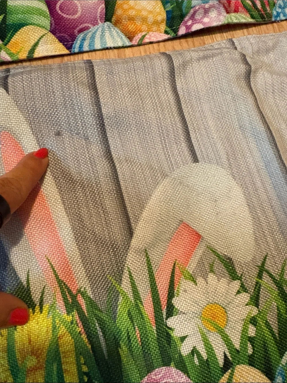 Placemats Easter Bunny Egg Print Multicolor set of 2